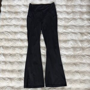 Fabletics High-Waisted Black Flare Leggings